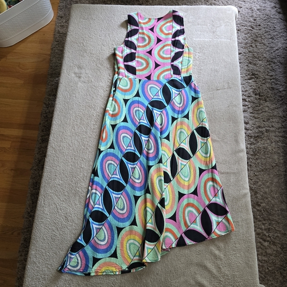 By Anthropologie Kenzie Asymmetrical Dress Size 6 - Picture 12 of 16